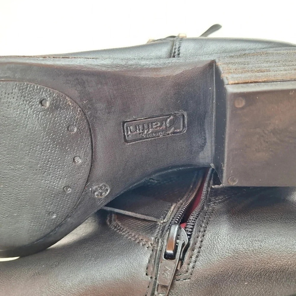 Umberto Raffini Womens Black Alexa Leather Ankle Boot Size 7 - Picture 8 of 15